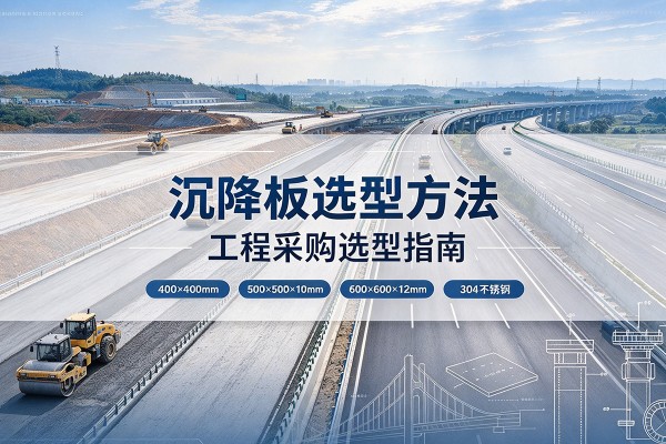 官渡沉降板选择方法