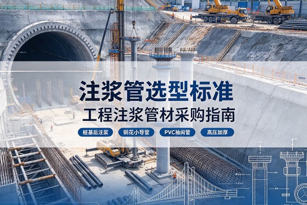 官渡注浆管选型标准
