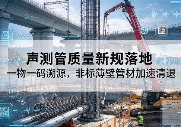 官渡声测管质量新规落地，一物一码溯源，非标薄壁管材加速清退