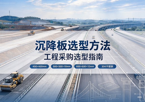 官渡沉降板选择方法